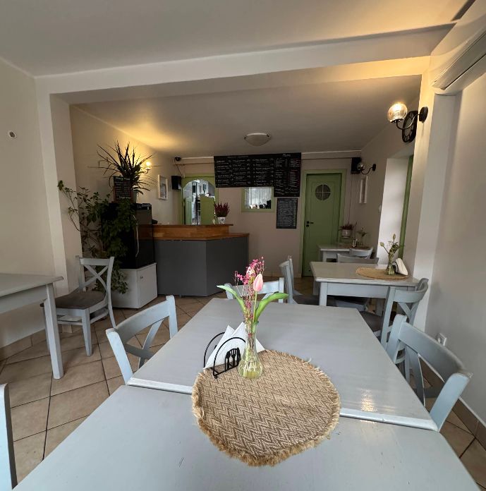 Wnętrze restauracji Bistro Kamilek w Kostrzynie